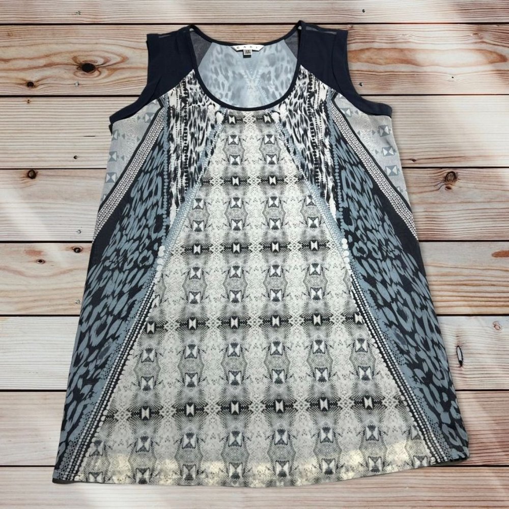 Cabi Tank Blouse Size XS Blue